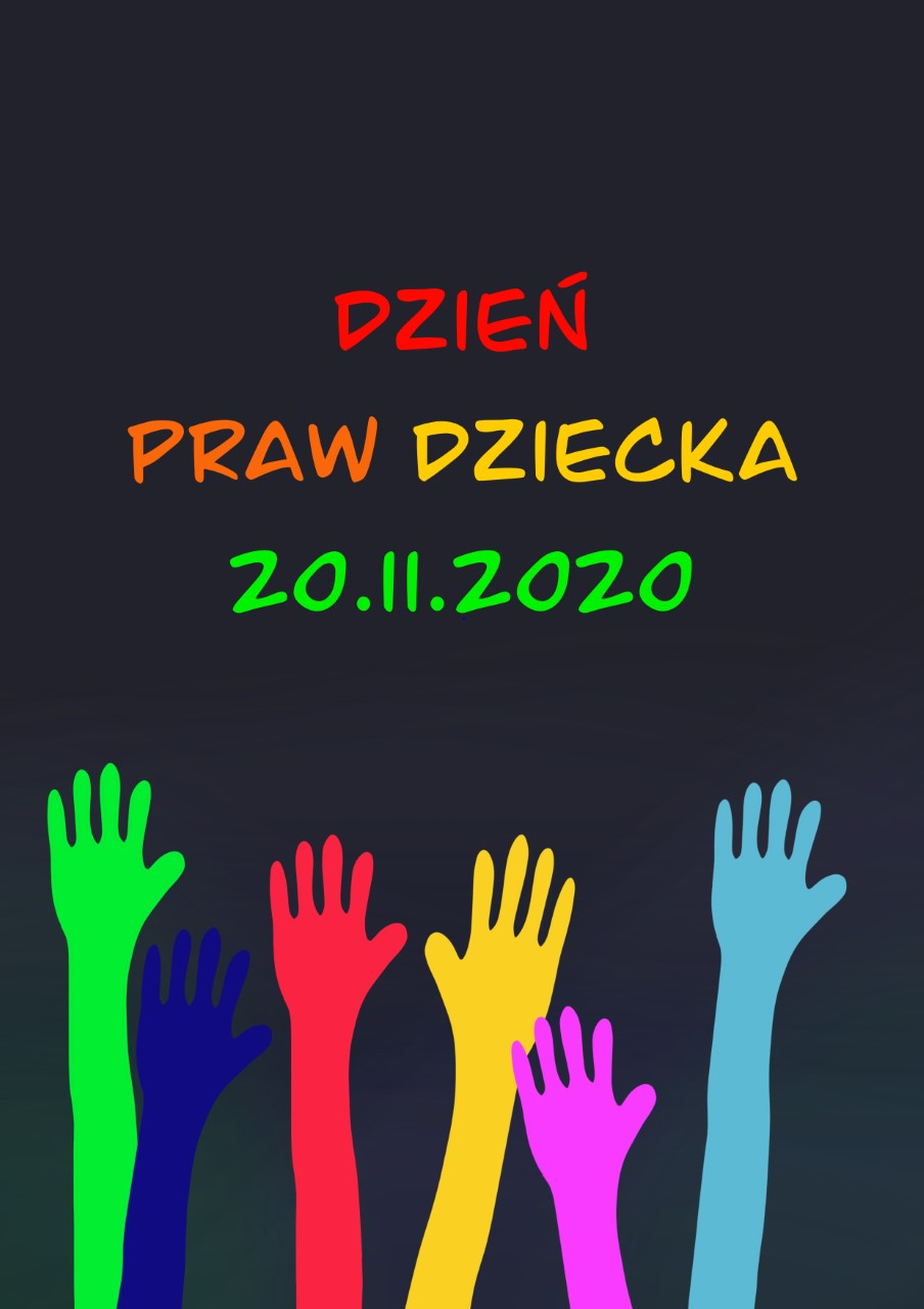 Przygotowany przez uczennicę plakat